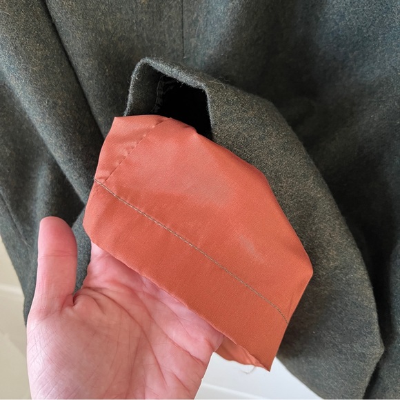 Vintage Wool Forest Green Skirt vintage size 9 - Picture 11 of 13